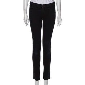 Rag & Bone Mid-rise Skinny Leg Jeans black